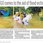 NGO comes to the aid of flood victims