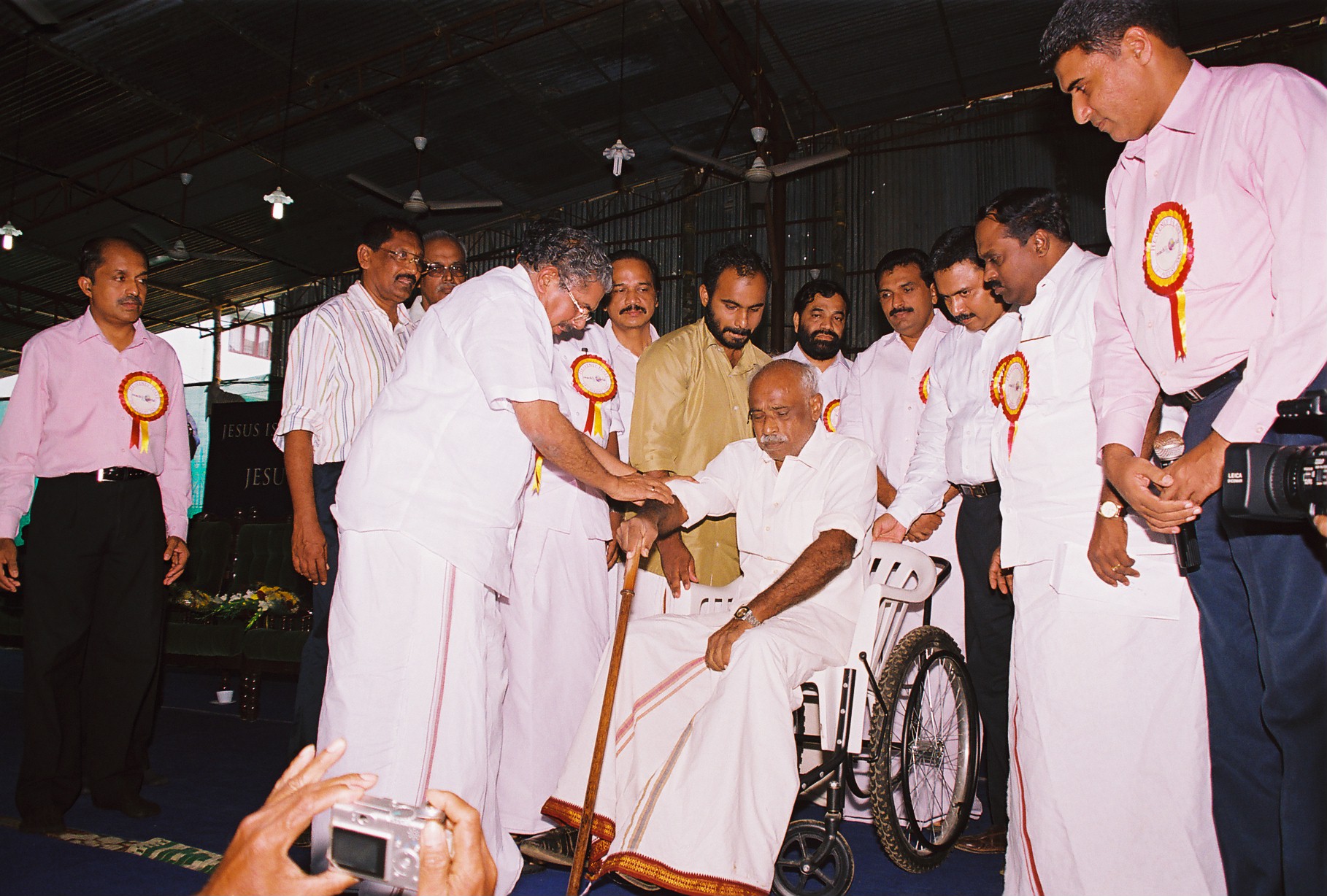 Free wheelchair distribution at Kottayam