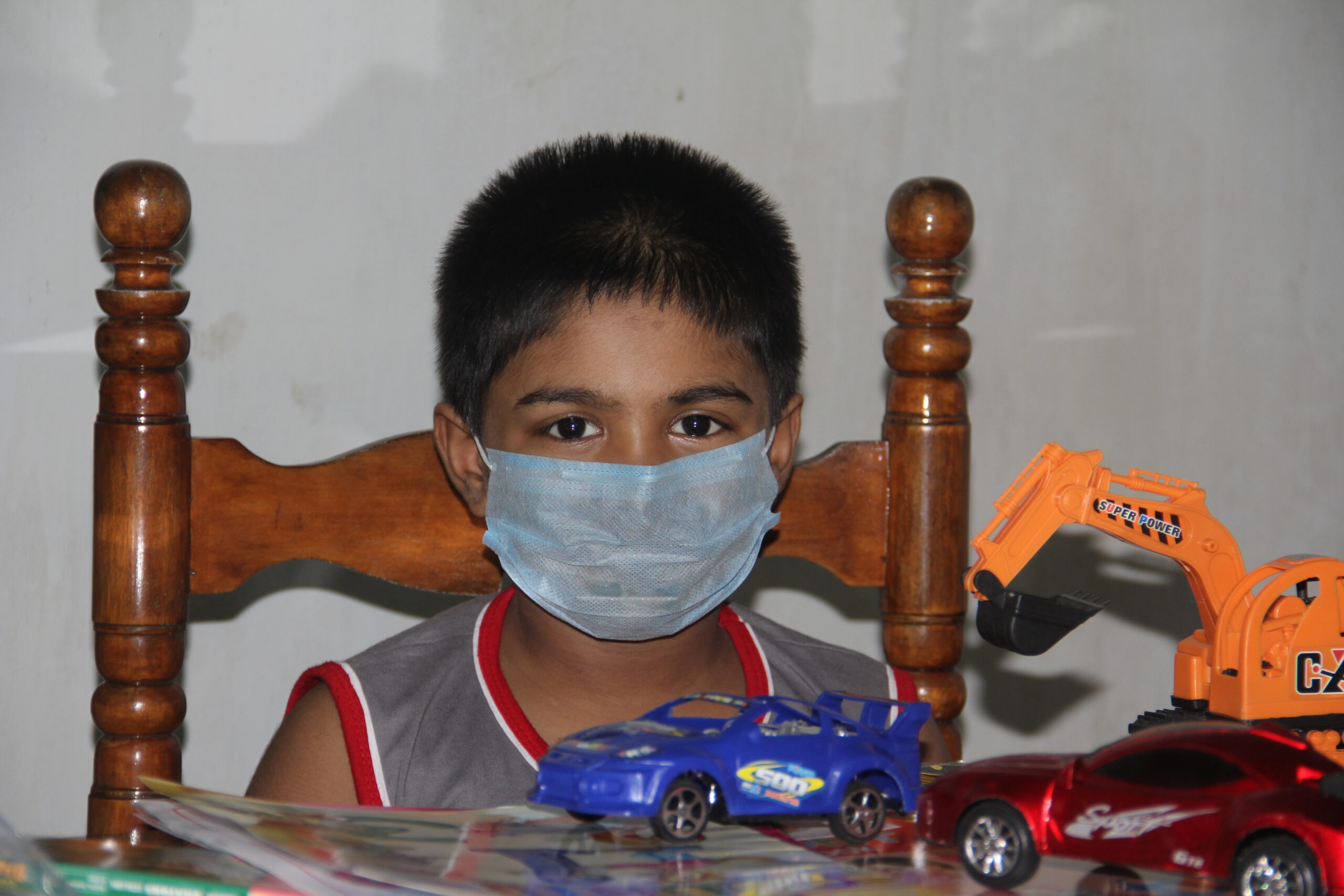This is Tom, a cancer patient whose wish for a remote-controlled JCB toy was fulfilled — he is no longer with us, but his smile lives on